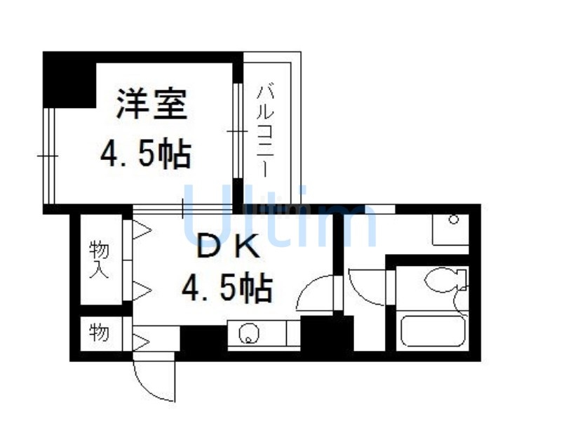 エスポワール西京極 間取り