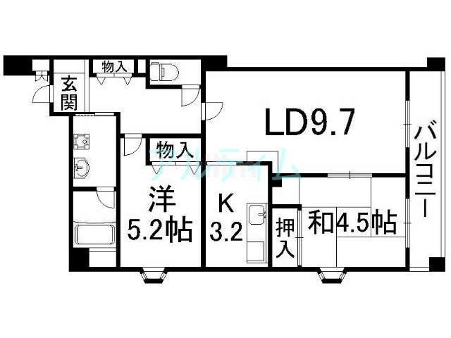 パインフィールド七条 間取り