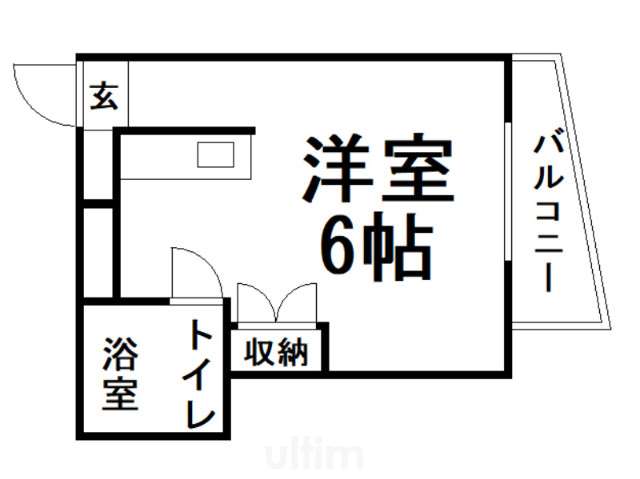 プレアール京都六地蔵 間取り