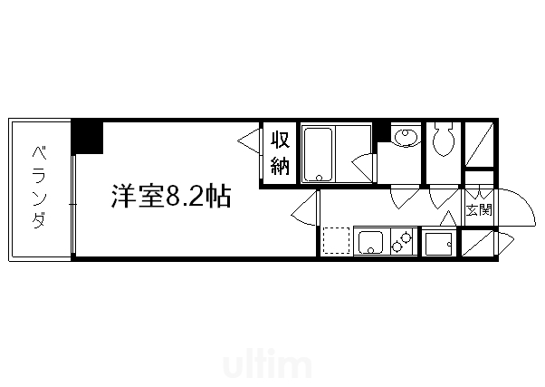 アスヴェル京都二条駅前Ⅱ 間取り