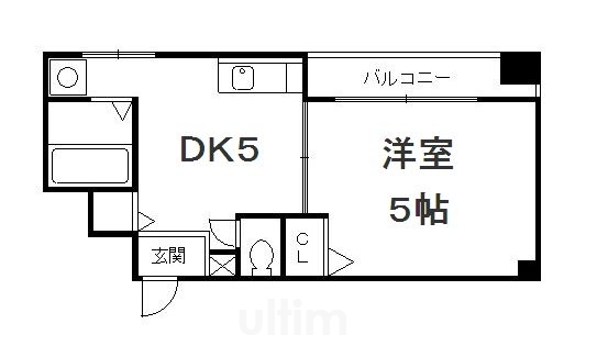 プロスペクト河原町五条 間取り