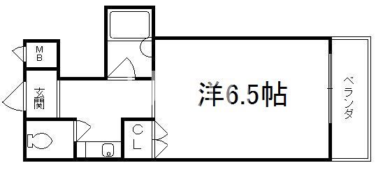 フレーヴァー深草Ⅱ 間取り