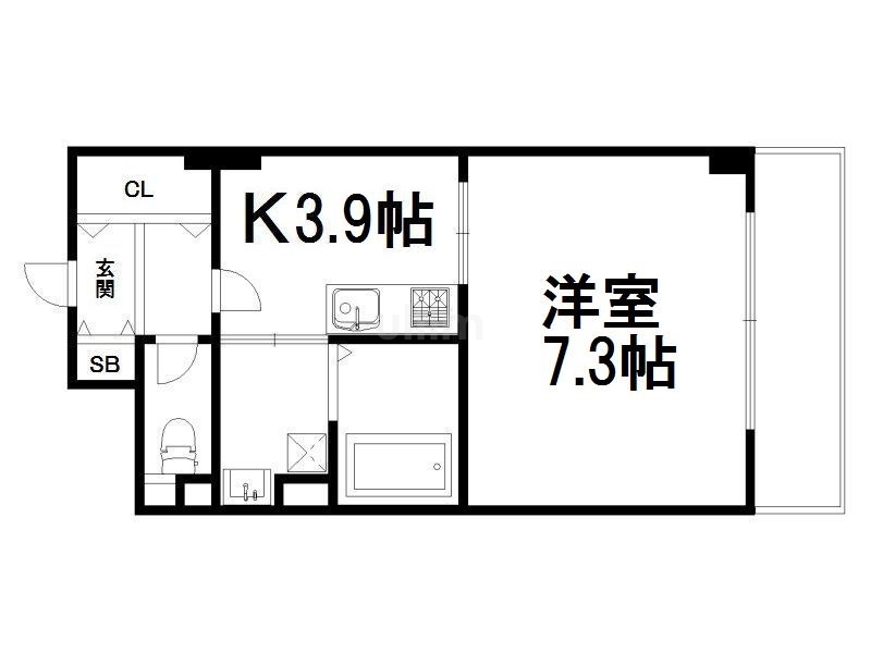 ヴァンヴェルデ西京極 間取り