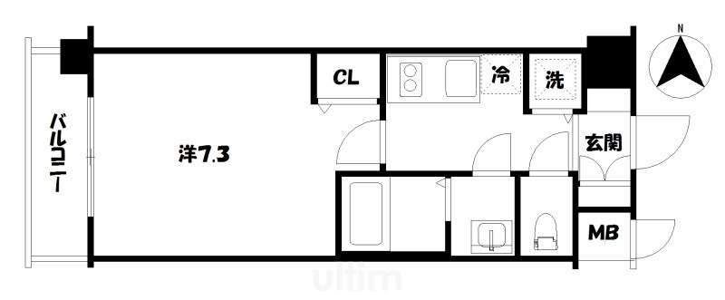 アスヴェル京都壬生WEST 間取り