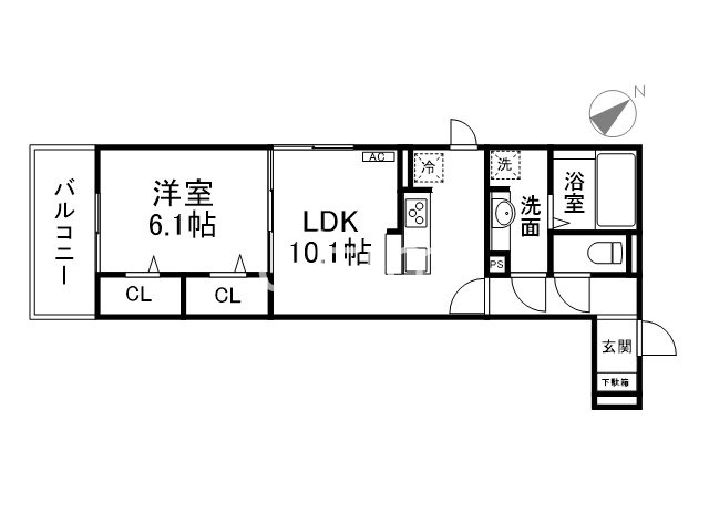 太秦レジデンスE棟 間取り