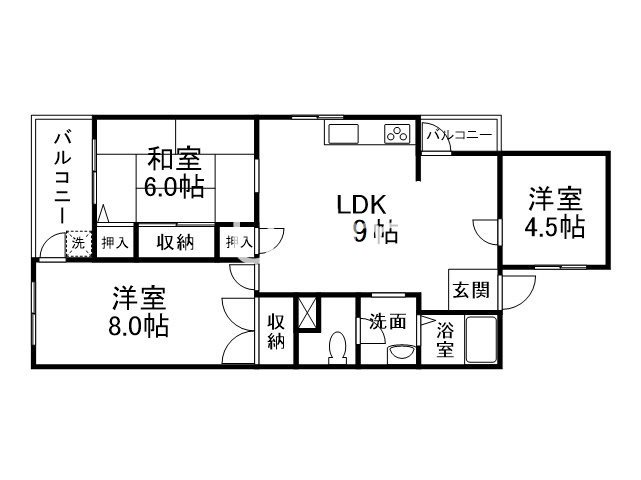 クエスト御池 間取り