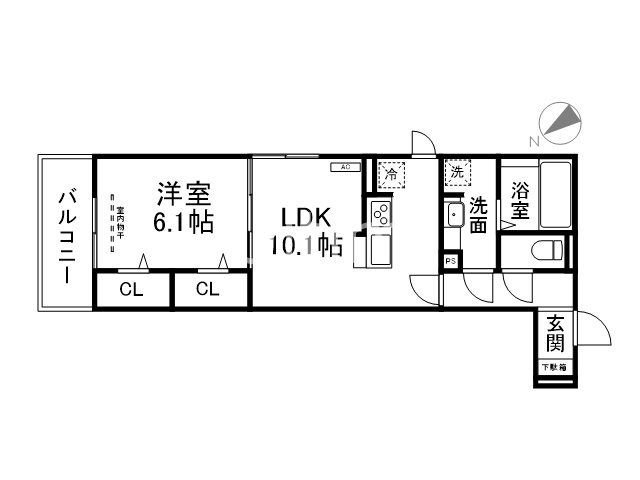 太秦レジデンスＷ棟 間取り