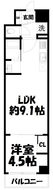 スワンズ京都東寺ガーデン 間取り