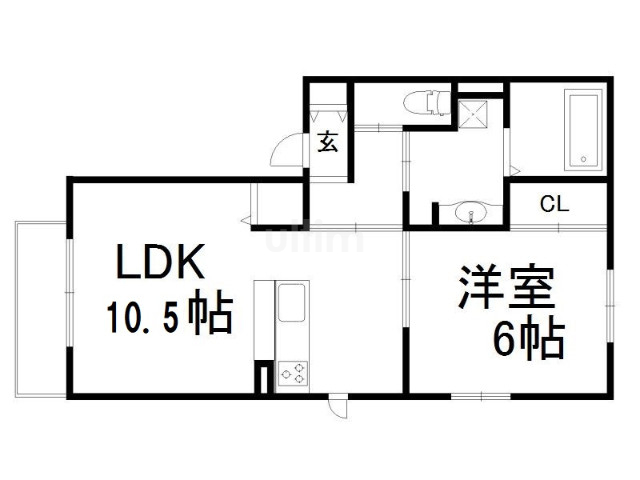 コンフォート西京極 間取り