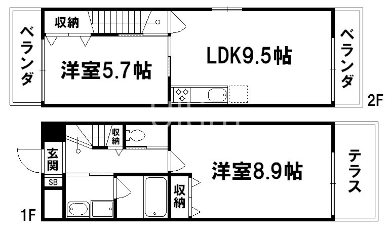 ＶＩＯＬＡ　ＩＷＡＳＡ 間取り