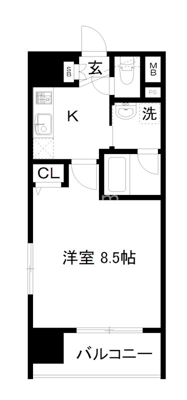 ベラジオ京都西院ウエストシティⅡ 間取り