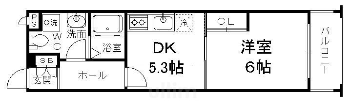 Ｌａｋａ’ｓ Ｆｕｓｈｉｍｉ 間取り
