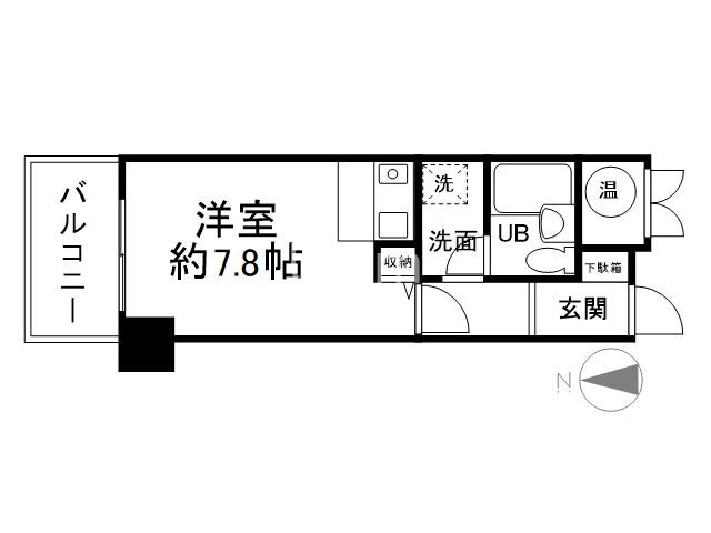レスポアール四条大宮 間取り