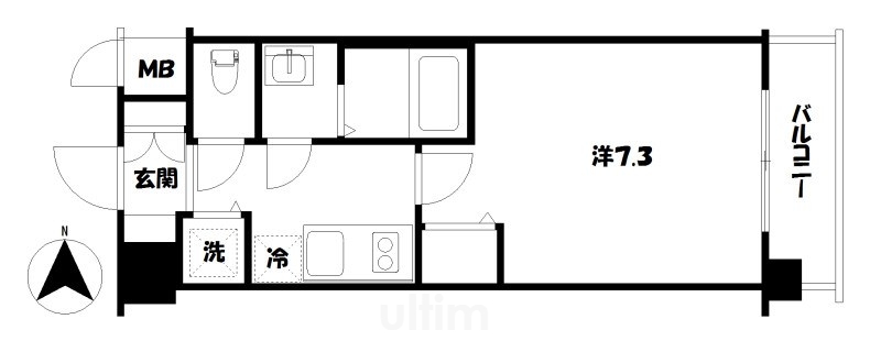 アスヴェル京都壬生EAST 間取り