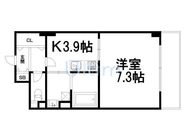 ヴァンヴェルデ西京極 間取り