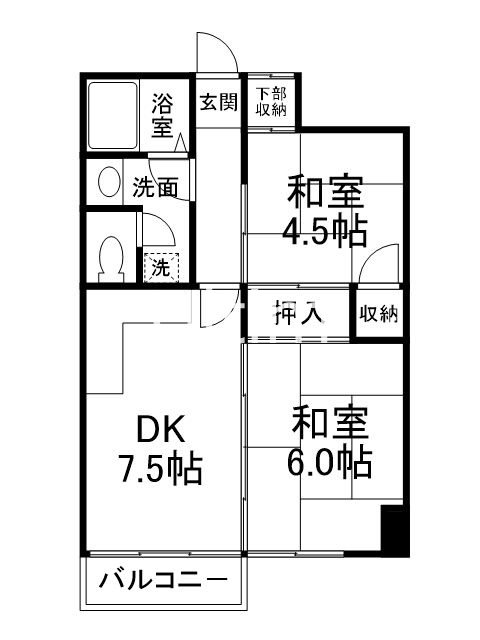 ＡＭＳ桃山 間取り