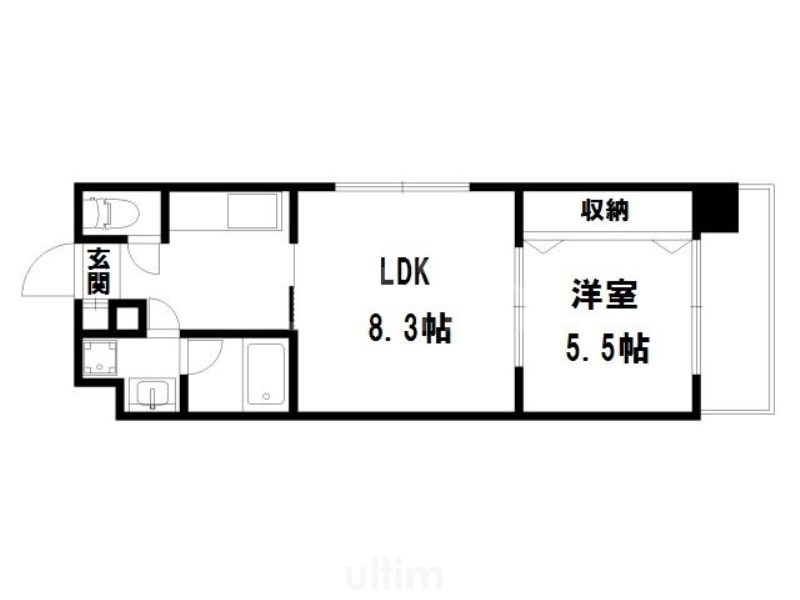 プラネシア星の子三条油小路 間取り