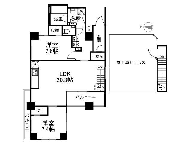 イーグルコート京都御所南プレミアム迎賓館 間取り