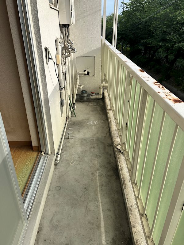 洛西マンションNo.1 ベランダ