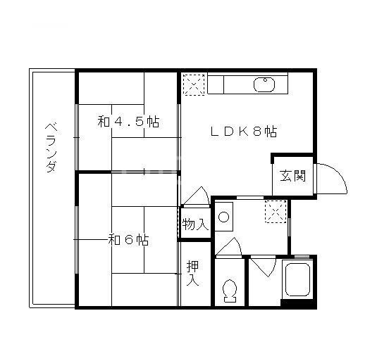 南桂雲荘 間取り