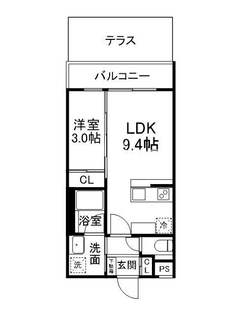 エストゥルース京都Ⅱ 間取り