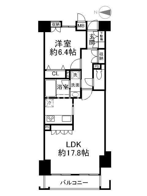 ベルヴィ高瀬川 間取り