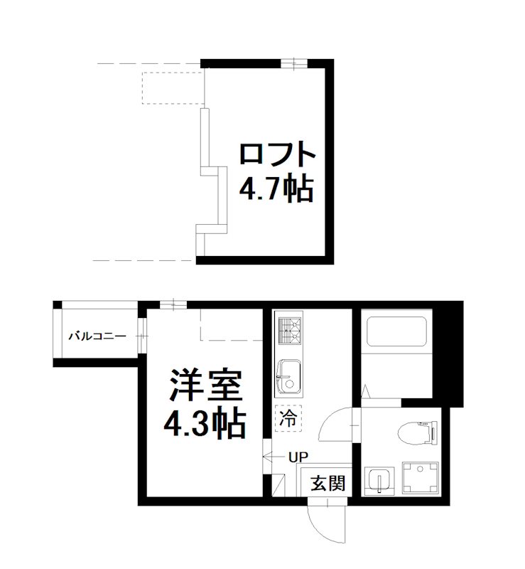 パークテラス丹波口 間取り