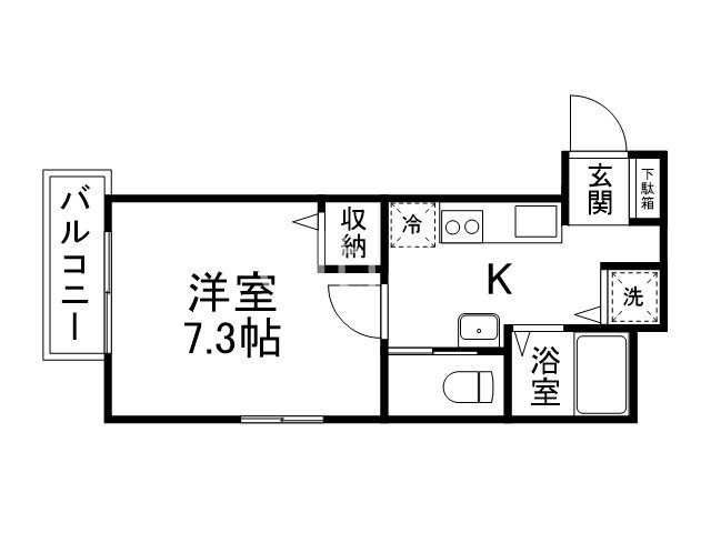 casa verde高辻 間取り