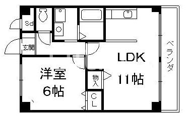パストラーレ城南 間取り