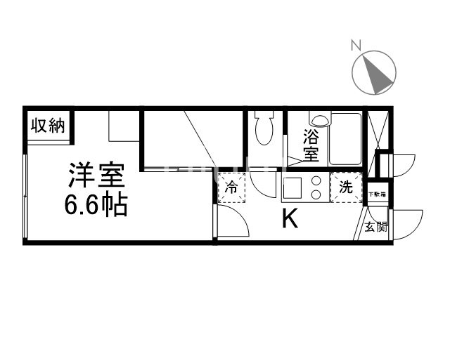プレジール春日 間取り