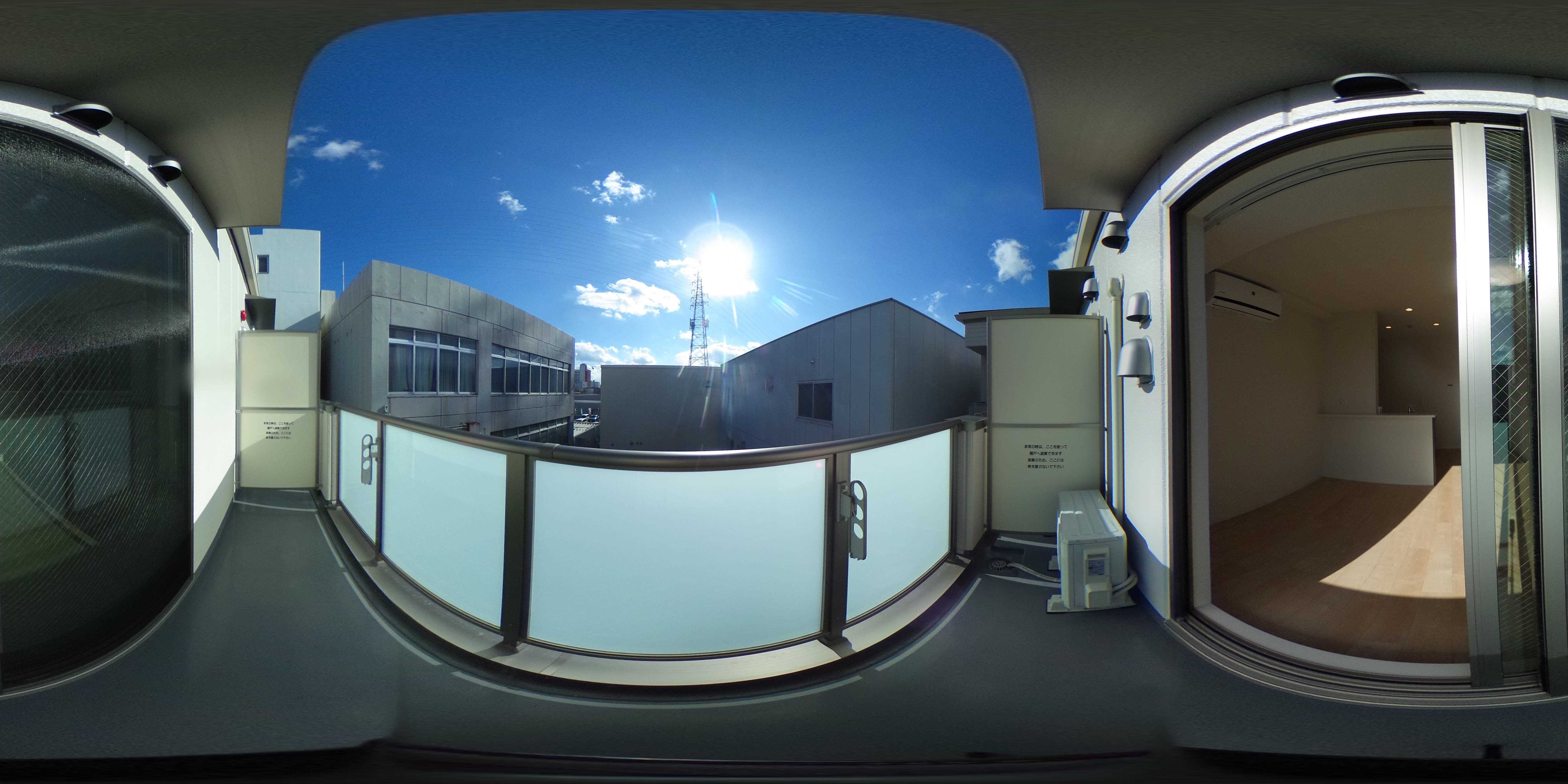 Palacio西院 ベランダ