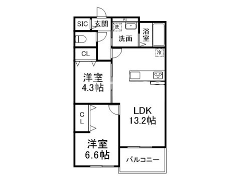 Plume葛野三条 間取り
