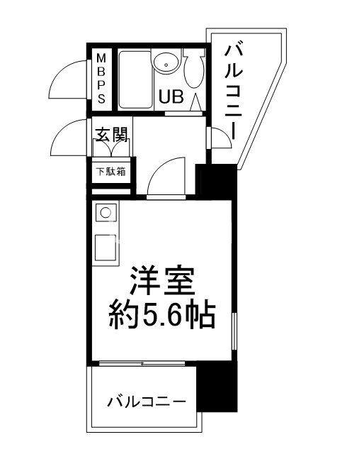 朝日プラザ深草 間取り