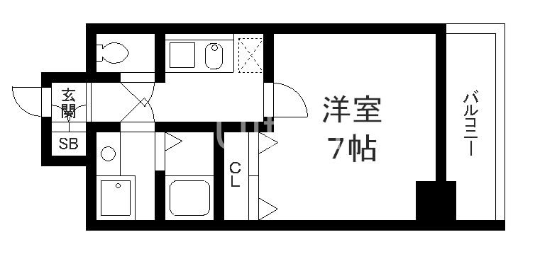 アスヴェル京都外大前 間取り