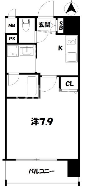 ベラジオ京都西院ウエストシティⅡ 間取り