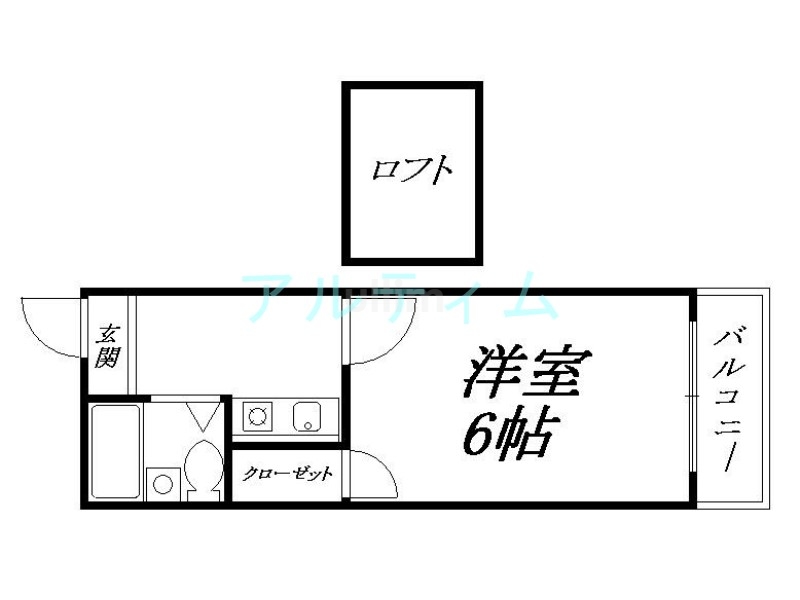 グローリーハイツ東福寺 間取り