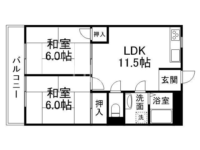 メゾンみやのまえ 間取り
