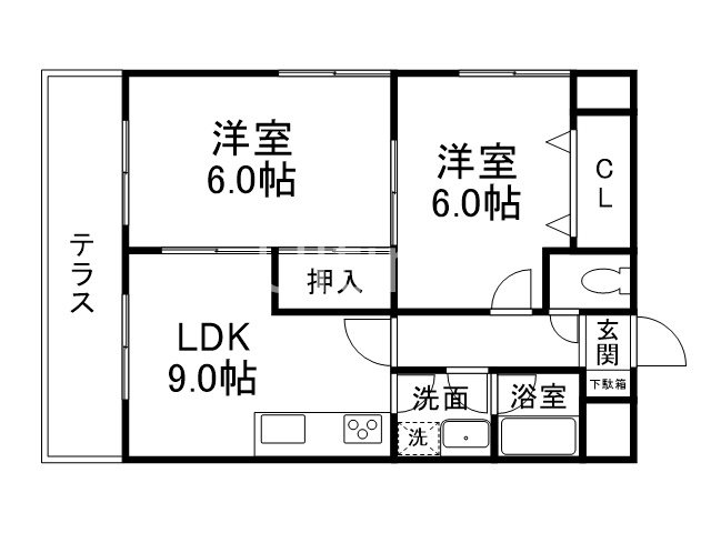 エスポワール西京極 間取り