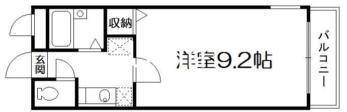 ヴァルワール伊勢田 間取り