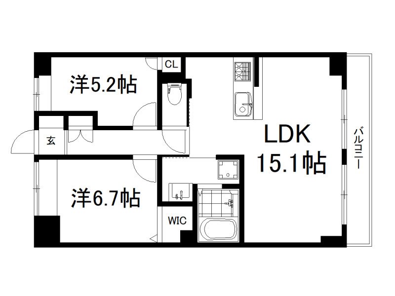グリーンサム大久保 間取り