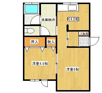 ステーションハイツＡ 間取り
