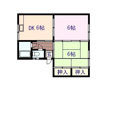 コーポゴールドＡ 間取り