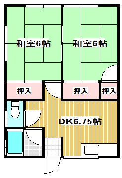 コーポ沼館 間取り