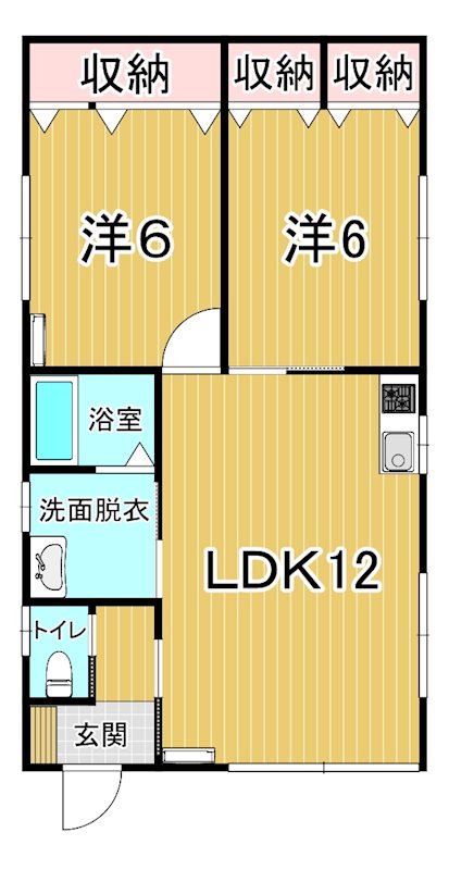 イーストタウン  間取り