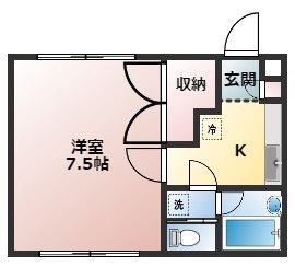 ハイツ・エレガンス　F 間取り