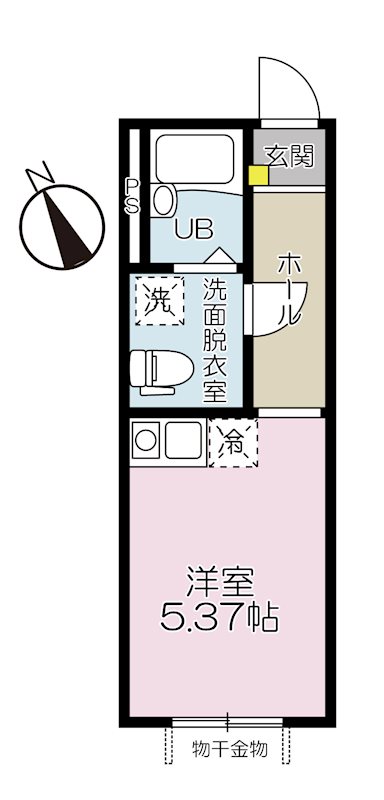 プロスペール神大前 間取り