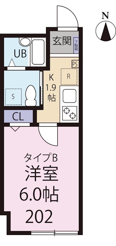 グランシャレー北千住 間取り