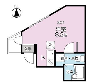グランブルー杉並 間取り