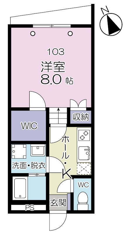 La vie AKEHARA 間取り