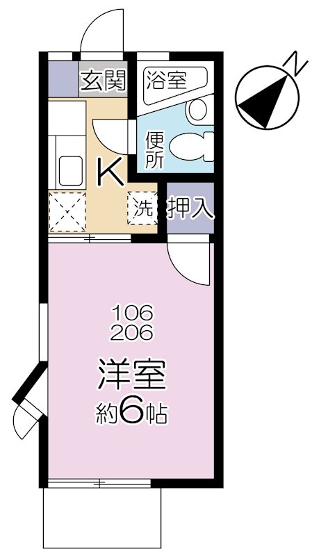 メロディハイツリンナ 間取り